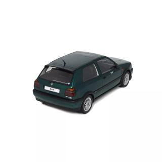 VW Volkswagen Golf III VR6 Carat Dragon Green 1992 OttO mobile 1:12 Resinemodell (Türen, Motorhaube... nicht zu öffnen!)